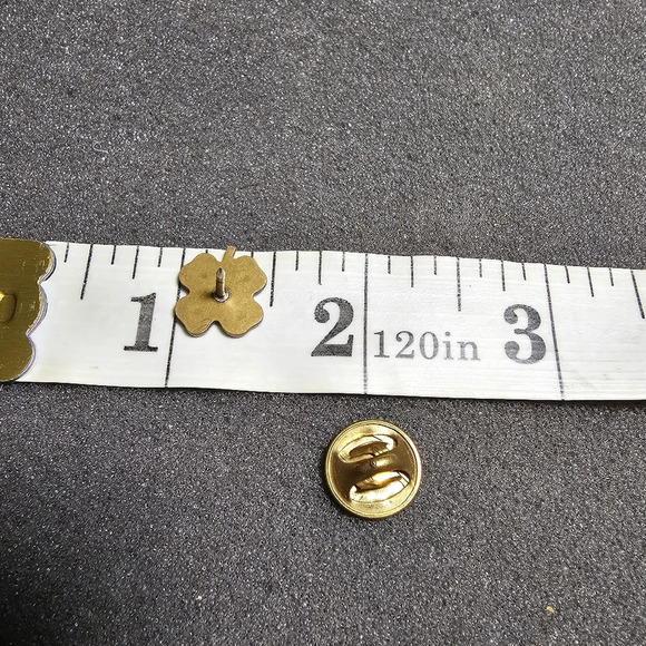 Vintage 4H Pin Bronze Metal Illinois State Four Leaf Clover see pictures for ref - Picture 7 of 7